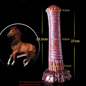 YOCY-FA2056 Colorful soft horse penis dildo huge artificial realistic animal penis for women and men