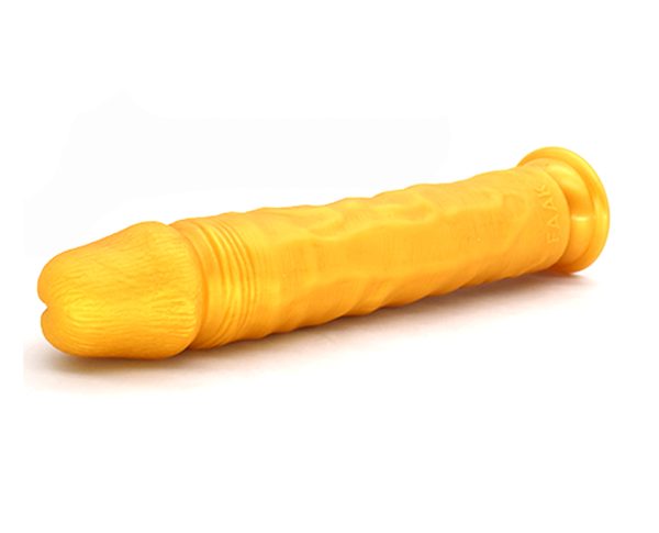 FAAK-G101 Large Lifelike Double Layer Silicone Penis Dildo - Image 4