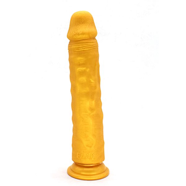 FAAK-G101 Large Lifelike Double Layer Silicone Penis Dildo - Image 3